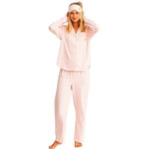 Pajamas,   Heart in Check Blossom Pajama Set,    Kerri Rosenthal Brand